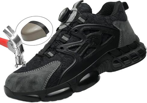Steel Toe Shoes for Men Women Lightweight Comfortable Work Sneakers Composite Toe Shoes Safety Tennis Sneakers for Long Shifts in Saudi Arabia