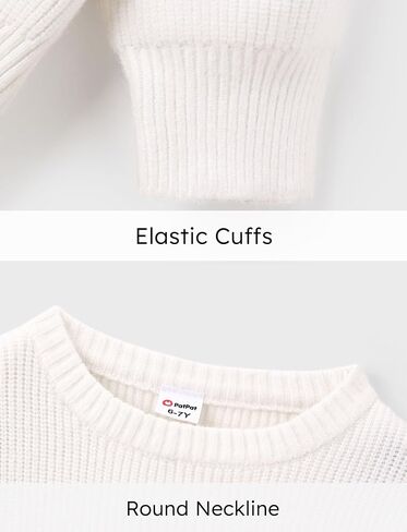PATPAT Girls Sweaters Crewneck Knit Sweater Long Sleeve Top Clothes for Teen Girls in Saudi Arabia