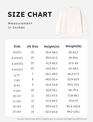 PATPAT Girls Sweaters Crewneck Knit Sweater Long Sleeve Top Clothes for Teen Girls in Saudi Arabia