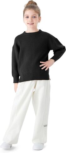 PATPAT Girls Sweaters Crewneck Knit Sweater Long Sleeve Top Clothes for Teen Girls in Saudi Arabia