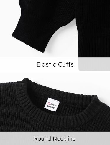 PATPAT Girls Sweaters Crewneck Knit Sweater Long Sleeve Top Clothes for Teen Girls in Saudi Arabia