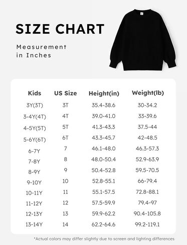 PATPAT Girls Sweaters Crewneck Knit Sweater Long Sleeve Top Clothes for Teen Girls in Saudi Arabia