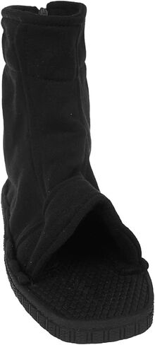 أحذية النينجا التأثيرية للرجال والنساء باللون الأسود للعب دور الهالوين مفتوحة من الأمام وقصيرة بسحاب (40/41) in Kuwait