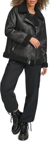 حذاء Levi's Shearling Moto النسائي in Saudi Arabia