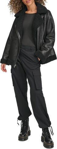 حذاء Levi's Shearling Moto النسائي in Saudi Arabia