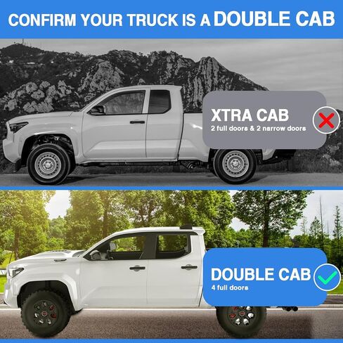 رف تخزين علوي لرف السقف متوافق مع 2024+Toyota Tacoma 4th Gen Truck Double Cab | دعامات جانبية للخيمة | بين قوسين الجذع | مساحة تخزين علوية للمعدات الخارجية in Saudi Arabia