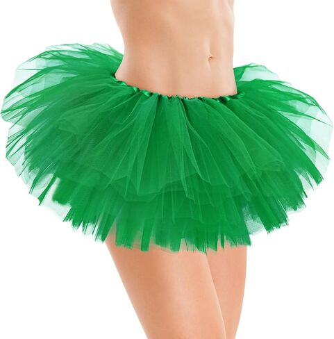 Sarfel Tutu for Women Adults 5 Layerd Tutu Skirts for Women Fluffy Halloween Tutu Adult Tutus Womens Tulle Skirts 80s Tutu in Kuwait