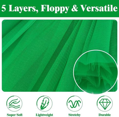 Sarfel Tutu for Women Adults 5 Layerd Tutu Skirts for Women Fluffy Halloween Tutu Adult Tutus Womens Tulle Skirts 80s Tutu in Kuwait
