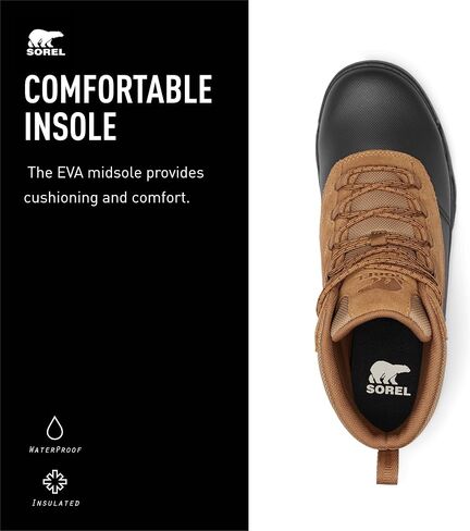 SOREL Men's Buxton Lite Lace Plus Waterproof Boot in Saudi Arabia