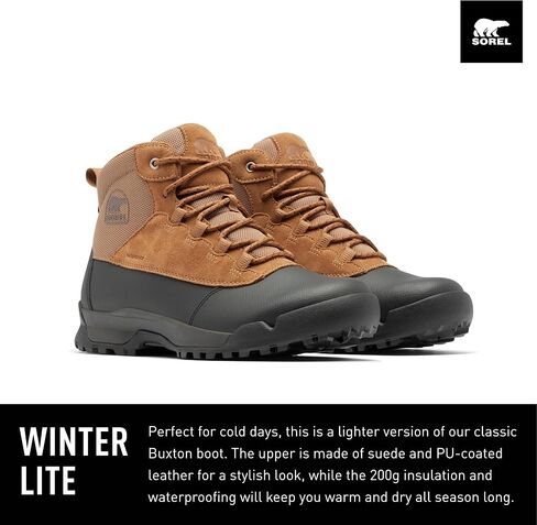 SOREL Men's Buxton Lite Lace Plus Waterproof Boot in Saudi Arabia