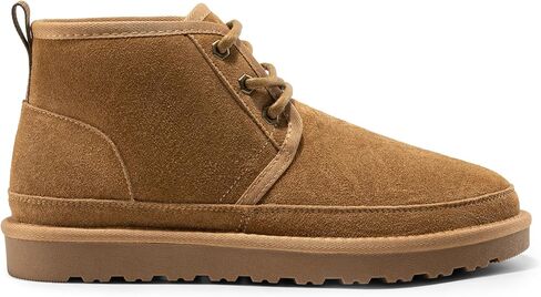 Bruno Marc Men's Winter Snow Boots FuzzyGo Cozy Suede Leather Cold Weather Warm Outdoor Casual Ankle Boots in Saudi Arabia