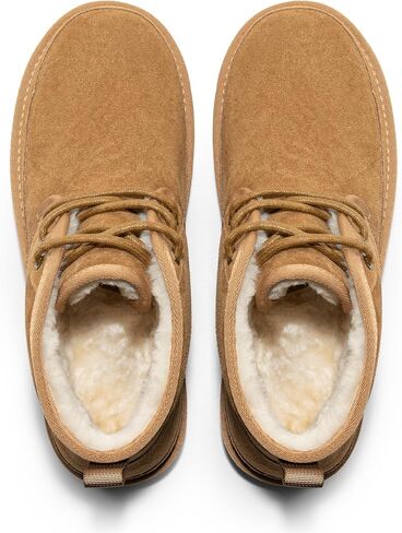 Bruno Marc Men's Winter Snow Boots FuzzyGo Cozy Suede Leather Cold Weather Warm Outdoor Casual Ankle Boots in Saudi Arabia