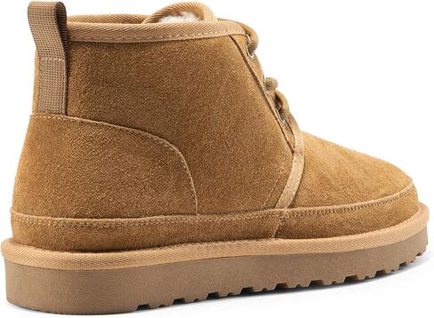 Bruno Marc Men's Winter Snow Boots FuzzyGo Cozy Suede Leather Cold Weather Warm Outdoor Casual Ankle Boots in Saudi Arabia