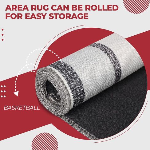 Superior Indoor Area Rug, Felt Dot Backing, for Kids or Pets, Nursery, Playroom, Bedroom, Day Care, School, Floor Cover, Path Road Non-Slip Kids Rug, 2' x 3', Ivory in Saudi Arabia