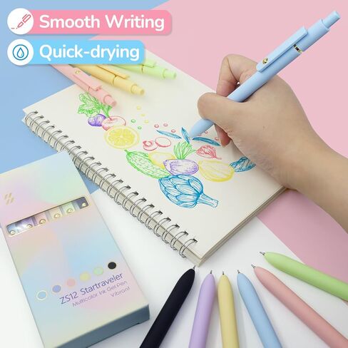6 قطع من الأقلام الملونة، أقلام حبر ملونة مقاس 0.5 مم، أقلام جل حبر ملونة ذات نقاط دقيقة، أقلام كتابة ناعمة لليوميات وتدوين الملاحظات، هدايا اللوازم المدرسية المكتبية للنساء والرجال (6 قطع ذهبية عتيقة) in Kuwait