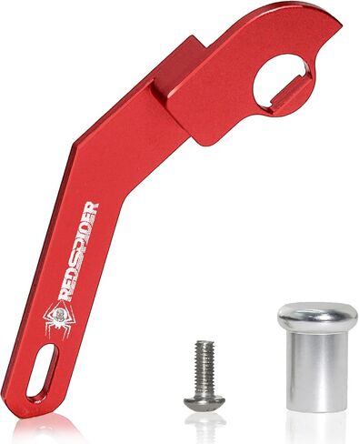  REDSPIDER RC Transmitter Steering Wheel Trigger，Alloy Steering Wheel TriggerOne Hand Control Accessory Adapter Two Colors to Choose from for Radiolink RC4GS RC6GS (Red) in Saudi Arabia