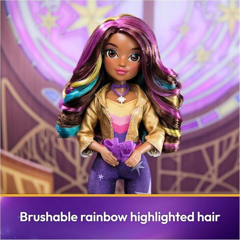 Unicorn Academy, Sophia Doll with Rainbow-Streaked Hair, 6 Fashion Accessories & Hair Styling Tool, 9.5", Dolls & Unicorn Toys for Girls Ages 4 and up in Saudi Arabia