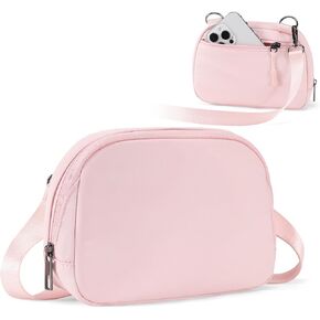 MAXTOP Small Nylon Crossbody Bags for Women Unisex Belt Bag Fanny Pack with Adjustable Strap for Traveling Shopping