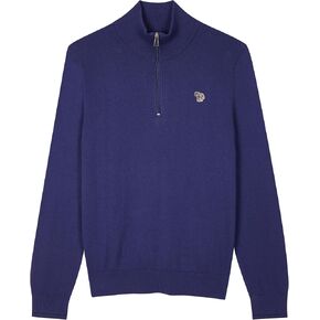 Paul Smith Men's Zebra Half Zip Sweater