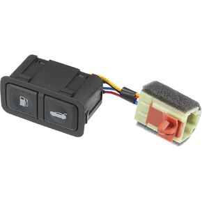 ACROPIX Rear Trunk Lid Fuel Filler Door Switch Assembly Fit for Hyundai Sonata - Pack of 1 Black in Kuwait