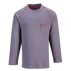 Portwest FR01 Bizflame Flame Resistant Crew Neck Sweatshirt Navy, Large