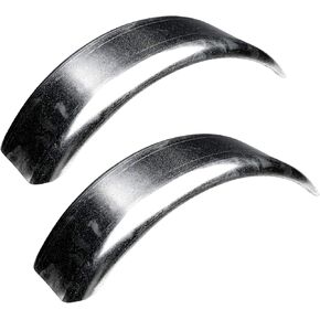 Tie Down | Trailer Fenders Single Axle - 16 Gauge Galvanized Steel Trailer Fender - 8" Wheel Size - 20" long 7" wide 6" tall (2 Pack Fenders)