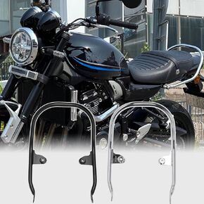 WOOGA Motorcycle Passenger Rear Seat Grab Bar Handles Seat Armrest Handle Rear Pillion Armrest Grab Tail Bar fit for Ka&wa&sa&ki Z900RS /Cafe Z 900RS Z 900 RS 2018-2024 (Chrome)