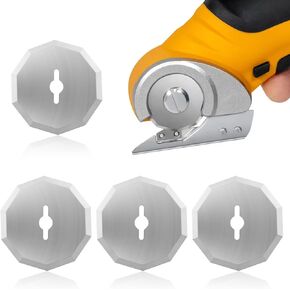 4pcs 42mm Replacement Rotary Blade, Cordless Scissors Cutter Quilting Replacement Compatible with Worx WX2300 Zipsnip RC2600K, RC2601, RC2602, WX080L, WX081L Model
