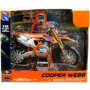 دراجة نارية KTM 450 SX-F #2 Cooper Webb KTM Factory Racing 1/12 Diecast Model من New Ray 58353