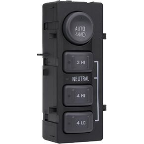 4WD Wheel Drive Switch Control Button, 4x4 Transfer Case, Compatible with 1999-2002 Chevrolet Silverado, Chevy Suburban, Tahoe, Avalanche, GMC Yukon, Sierra, Replaces OE 19168767, 901-062