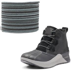 Round Thin Shoe Laces for Boots, Heavy Duty Shoelaces Strings Replacement Laces for Sorel Snow Boot Mens/Women