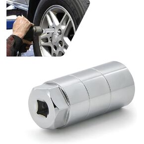 1 PC Automotive Oil Pressure Sensor Removal Tool, 3/8" Drive 45# Steel Anti-slip Hexagonal Opposite Side Design Oil Pressure Sending Socket, Wheel Key Accessories, for Most Cars (Black)