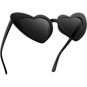 Heart Sunglasses for Women Halloween Glasses Wedding Accessories Rainbow Valentines Day Accessories Party