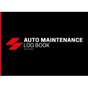Auto Maintenance Log Book: Maintenance and Repair Book for Vehicle Owners to Track and Record Automotive Care and Service History, Small Size Journal 8.25 x 6 Inches (Black)