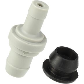 Motoforti PCV Valve Grommet Kit Exhaust Positive Crankcase Ventilation Valve Fittings for Toyota Corolla 1993-1997 No.1220415050/9048018001 Gray Long-lasting
