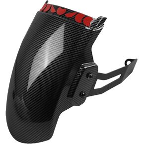 Motorcycle Front Fender Mudguard Extender with Bracket Replacement for Pan America 1250 Special 1250S 2021 2022 2023(Carbon Fiber Color)
