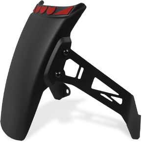 Motorcycle Front Fender Mudguard Extender with Bracket Replacement for Honda CB750 Hornet CB 750 2023 2024 (Black)