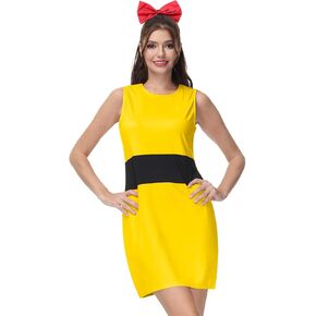 Maisolly Women's Halloween Costume Adult Mini Dress