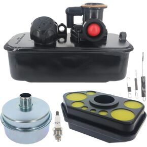 494406 498809 498809A Fuel Tank & 498811 Carburetor for 10A902 9B900 9C900 9D900 9E900 9F900 9G900 9H900 9J900 9K900 9L900 9M900 9S500 9T500 9T700 9T800 10E900 Engine with 394569S Muffler