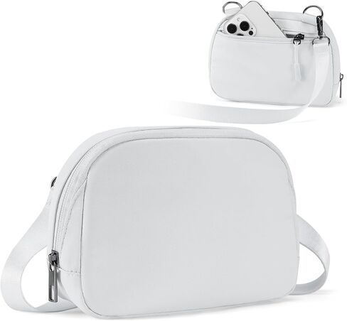 MAXTOP Small Nylon Crossbody Bags for Women Unisex Belt Bag Fanny Pack with Adjustable Strap for Traveling Shopping in Kuwait
