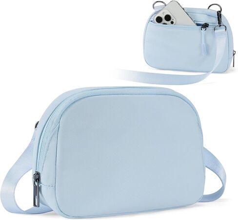 MAXTOP Small Nylon Crossbody Bags for Women Unisex Belt Bag Fanny Pack with Adjustable Strap for Traveling Shopping in Kuwait