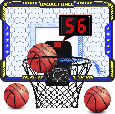 ZIZZ Basketball Gift for Kids 4-8 - Best Popular Mini Basketball Hoop for Kids Age 4 5 6 7 8 9 10 Years Old Boys Birthday Present Supplies for Indoor Outdoor Games Toys in Saudi Arabia
