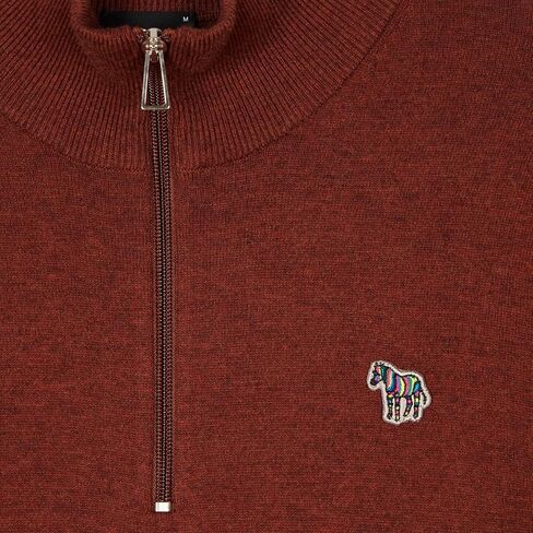 Paul Smith Men's Zebra Half Zip Sweater in Kuwait