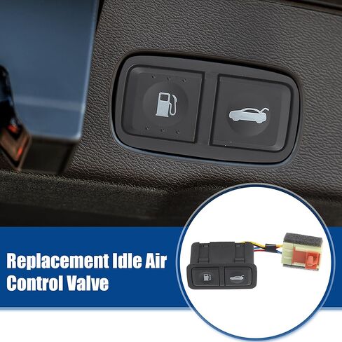 ACROPIX Rear Trunk Lid Fuel Filler Door Switch Assembly Fit for Hyundai Sonata - Pack of 1 Black in Kuwait