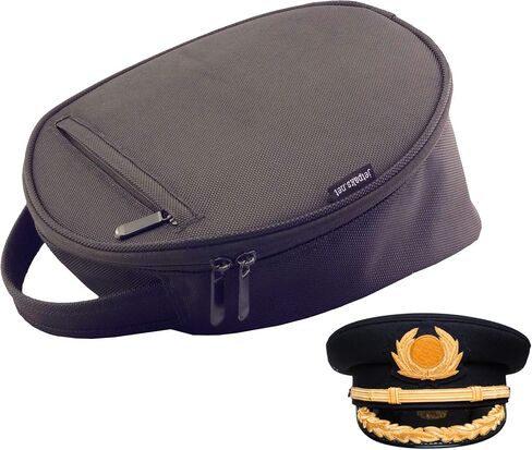 Small HatPak Pilot Uniform Hat/Cap Travel Carrying Case - Airline Pilot, Police Officer, Security Officer. Does NOT fit military size hats. in Saudi Arabia