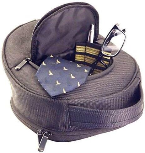 Small HatPak Pilot Uniform Hat/Cap Travel Carrying Case - Airline Pilot, Police Officer, Security Officer. Does NOT fit military size hats. in Saudi Arabia