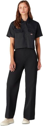 Dickies Women's 574 Original Work Shirt, Black in Saudi Arabia