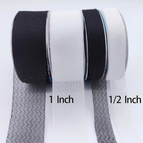 Misswendyfuse Knit Stay Tape,1/2''X30yards fusible Knit Hem stabilizer for Shoulder Seams and Pant hems,Single Side Adhesive, Ultra fine & Stretch (White) in Saudi Arabia