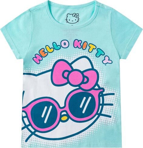 Hello Kitty Sanrio Girls 3 Pack Short Sleeve T-Shirt for Little and Big Kids in Kuwait