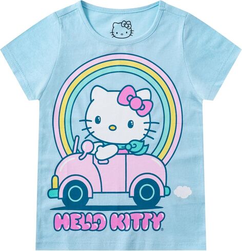Hello Kitty Sanrio Girls 3 Pack Short Sleeve T-Shirt for Little and Big Kids in Kuwait